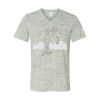 White Marble Unisex Jersey Short-Sleeve V-Neck T-Shirt Thumbnail