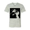White Marble Unisex Jersey Short-Sleeve V-Neck T-Shirt Thumbnail