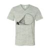 White Marble Unisex Jersey Short-Sleeve V-Neck T-Shirt Thumbnail