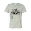 White Marble Unisex Jersey Short-Sleeve V-Neck T-Shirt Thumbnail