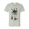 White Marble Unisex Jersey Short-Sleeve V-Neck T-Shirt Thumbnail