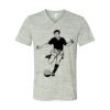 White Marble Unisex Jersey Short-Sleeve V-Neck T-Shirt Thumbnail