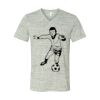 White Marble Unisex Jersey Short-Sleeve V-Neck T-Shirt Thumbnail