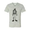 White Marble Unisex Jersey Short-Sleeve V-Neck T-Shirt Thumbnail