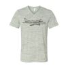 White Marble Unisex Jersey Short-Sleeve V-Neck T-Shirt Thumbnail