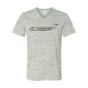 White Marble Unisex Jersey Short-Sleeve V-Neck T-Shirt Thumbnail