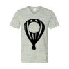 White Marble Unisex Jersey Short-Sleeve V-Neck T-Shirt Thumbnail