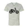 White Marble Unisex Jersey Short-Sleeve V-Neck T-Shirt Thumbnail