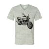White Marble Unisex Jersey Short-Sleeve V-Neck T-Shirt Thumbnail