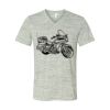 White Marble Unisex Jersey Short-Sleeve V-Neck T-Shirt Thumbnail