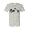 White Marble Unisex Jersey Short-Sleeve V-Neck T-Shirt Thumbnail