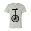 White Marble Unisex Jersey Short-Sleeve V-Neck T-Shirt Thumbnail