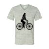 White Marble Unisex Jersey Short-Sleeve V-Neck T-Shirt Thumbnail