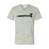 White Marble Unisex Jersey Short-Sleeve V-Neck T-Shirt Thumbnail