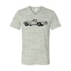 White Marble Unisex Jersey Short-Sleeve V-Neck T-Shirt Thumbnail