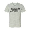 White Marble Unisex Jersey Short-Sleeve V-Neck T-Shirt Thumbnail