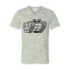 White Marble Unisex Jersey Short-Sleeve V-Neck T-Shirt Thumbnail