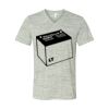 White Marble Unisex Jersey Short-Sleeve V-Neck T-Shirt Thumbnail