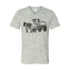 White Marble Unisex Jersey Short-Sleeve V-Neck T-Shirt Thumbnail