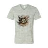 White Marble Unisex Jersey Short-Sleeve V-Neck T-Shirt Thumbnail