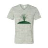 White Marble Unisex Jersey Short-Sleeve V-Neck T-Shirt Thumbnail