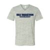 White Marble Unisex Jersey Short-Sleeve V-Neck T-Shirt Thumbnail