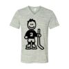 White Marble Unisex Jersey Short-Sleeve V-Neck T-Shirt Thumbnail