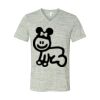 White Marble Unisex Jersey Short-Sleeve V-Neck T-Shirt Thumbnail
