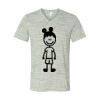 White Marble Unisex Jersey Short-Sleeve V-Neck T-Shirt Thumbnail