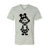 White Marble Unisex Jersey Short-Sleeve V-Neck T-Shirt Thumbnail