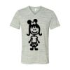 White Marble Unisex Jersey Short-Sleeve V-Neck T-Shirt Thumbnail