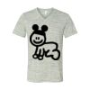 White Marble Unisex Jersey Short-Sleeve V-Neck T-Shirt Thumbnail