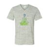 White Marble Unisex Jersey Short-Sleeve V-Neck T-Shirt Thumbnail