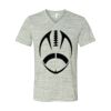 White Marble Unisex Jersey Short-Sleeve V-Neck T-Shirt Thumbnail