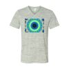 White Marble Unisex Jersey Short-Sleeve V-Neck T-Shirt Thumbnail