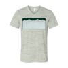 White Marble Unisex Jersey Short-Sleeve V-Neck T-Shirt Thumbnail