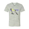 White Marble Unisex Jersey Short-Sleeve V-Neck T-Shirt Thumbnail