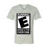 White Marble Unisex Jersey Short-Sleeve V-Neck T-Shirt Thumbnail