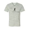 White Marble Unisex Jersey Short-Sleeve V-Neck T-Shirt Thumbnail