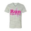 White Marble Unisex Jersey Short-Sleeve V-Neck T-Shirt Thumbnail