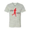 White Marble Unisex Jersey Short-Sleeve V-Neck T-Shirt Thumbnail