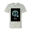 White Marble Unisex Jersey Short-Sleeve V-Neck T-Shirt Thumbnail