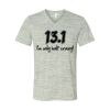 White Marble Unisex Jersey Short-Sleeve V-Neck T-Shirt Thumbnail