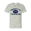 White Marble Unisex Jersey Short-Sleeve V-Neck T-Shirt Thumbnail