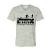White Marble Unisex Jersey Short-Sleeve V-Neck T-Shirt Thumbnail