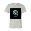 White Marble Unisex Jersey Short-Sleeve V-Neck T-Shirt Thumbnail
