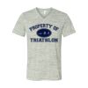 White Marble Unisex Jersey Short-Sleeve V-Neck T-Shirt Thumbnail