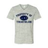 White Marble Unisex Jersey Short-Sleeve V-Neck T-Shirt Thumbnail