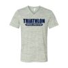 White Marble Unisex Jersey Short-Sleeve V-Neck T-Shirt Thumbnail