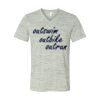 White Marble Unisex Jersey Short-Sleeve V-Neck T-Shirt Thumbnail